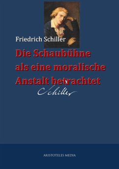 Cover Die Schaubühne als eine moralische Anstalt betrachtet (eBook, ePUB)