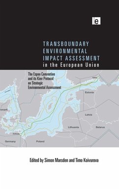 Cover Transboundary Environmental Impact Assessment in the European Union (eBook, PDF)