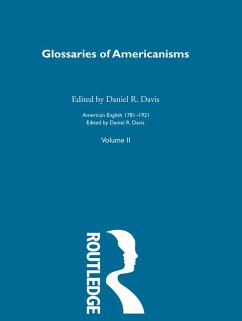 Cover Glossaries Of Americanisms (eBook, ePUB)