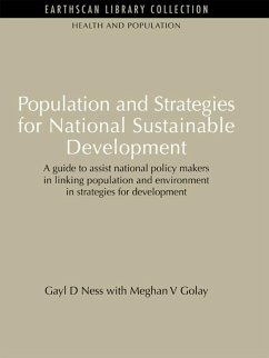 Cover Population and Strategies for National Sustainable Development (eBook, ePUB)