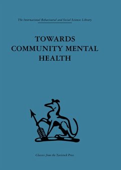 Towards Community Mental Health (eBook, ePUB)
