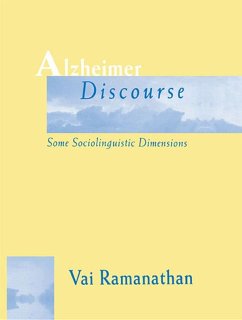 Alzheimer Discourse (eBook, PDF) - Ramanathan, Vai