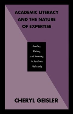 Cover Academic Literacy and the Nature of Expertise (eBook, PDF)