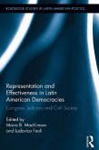 Representation and Effectiveness in Latin American Democracies (eBook, ePUB)