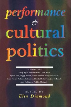 Performance and Cultural Politics (eBook, ePUB) - Diamond, Elin