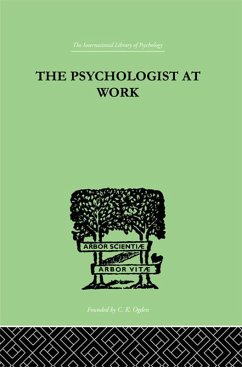 Cover The Psychologist At Work (eBook, ePUB)
