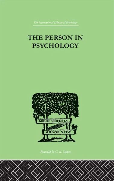 The Person In Psychology (eBook, ePUB)