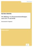 Die Bildung von Pensionsrückstellungen nach IAS 19 und HGB (eBook, PDF)