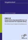 CSR 2.0 - Soziale Online-Spendenplattformen als neues Instrument für Corporate Giving (eBook, PDF)