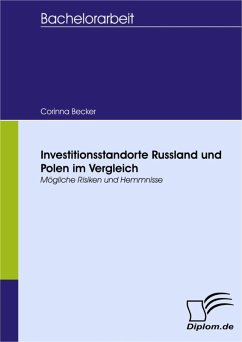 Investitionsstandorte Russland und Polen im Vergleich (eBook, PDF) - Becker, Corinna