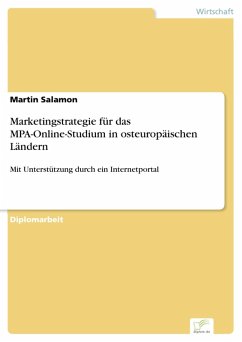Marketingstrategie für das MPA-Online-Studium in osteuropäischen Ländern (eBook, PDF) - Salamon, Martin