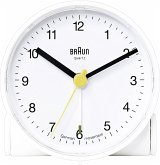 Braun BNC 001 Quarzwecker weiß Braun BNC 001 Quarzwecker weiß