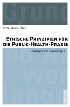 Cover Ethische Prinzipien für die Public-Health-Praxis