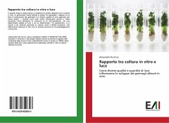 Cover Rapporto tra coltura in vitro e luce