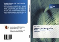 Lexical Collocations Across Written Academic Genres In English - Ordem, Eser