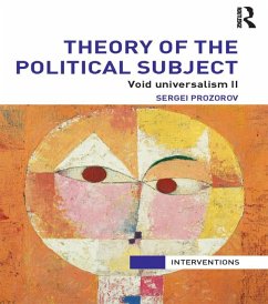 Theory of the Political Subject (eBook, PDF) - Prozorov, Sergei