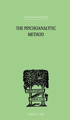 Cover The Psychoanalytic Method (eBook, ePUB)