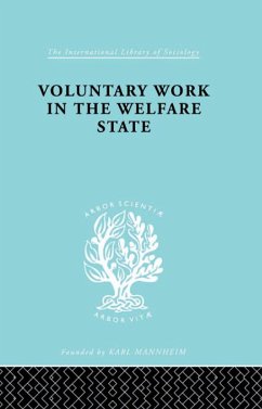 Voluntary Work in the Welfare State (eBook, ePUB) - Morris, Mary