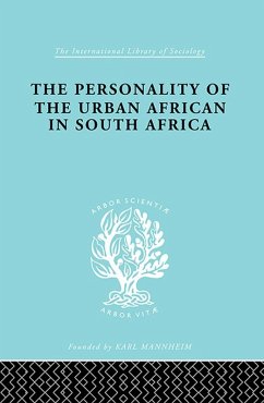 The Personality of the Urban African in South Africa (eBook, ePUB) - de Ridder, C.
