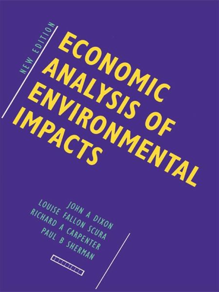 Economic Analysis of Environmental Impacts (eBook, ePUB)