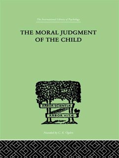 Cover The Moral Judgment Of The Child (eBook, PDF)