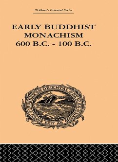 Cover Early Buddhist Monachism (eBook, PDF)