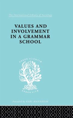 Cover Values and Involvement in a Grammar School (eBook, ePUB)