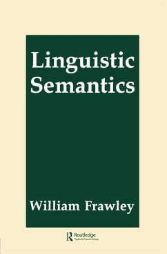 Linguistic Semantics (eBook, ePUB) - Frawley, William