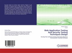 Web Application Testing And Security Testing Techniques Design - Wang, Wenhua;Lei, Yu