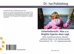 Unterhaltsrecht. Was u.a. Brigitte Zypries dazu sagt