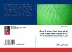 Genetic analysis of seed yield and other attributes in lentil