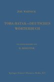 Toba-Batak¿Deutsches Wörterbuch