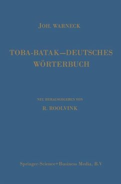 Toba-Batak¿Deutsches Wörterbuch - Warneck, Johannes Gustav;Winkler, Johannes;Roolvink, R.