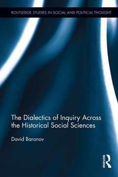 Cover The Dialectics of Inquiry Across the Historical Social Sciences (eBook, PDF)