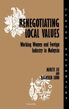 Renegotiating Local Values (eBook, PDF) - Lie, Merete; Lund, Ragnhild