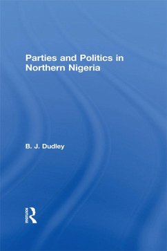 Cover Parties and Politics in Northern Nigeria (eBook, PDF)