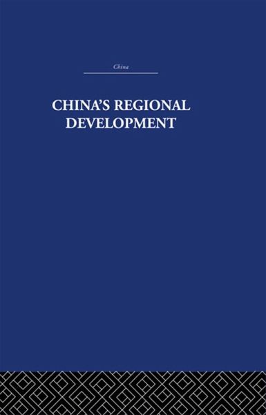 China's Regional Development (eBook, PDF)