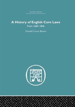 Cover History of English Corn Laws, A (eBook, PDF)