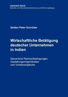 Cover Wirtschaftliche Betätigung deutscher Unternehmen in Indien (eBook, ePUB)