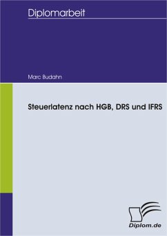 Steuerlatenz nach HGB, DRS und IFRS (eBook, PDF) - Budahn, Marc