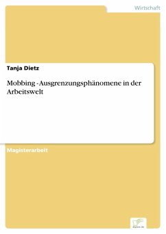 Mobbing - Ausgrenzungsphänomene in der Arbeitswelt (eBook, PDF) - Dietz, Tanja