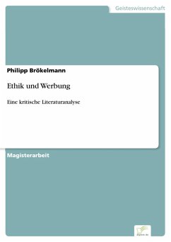 Ethik und Werbung (eBook, PDF) - Brökelmann, Philipp