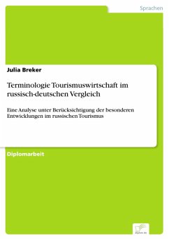 Terminologie Tourismuswirtschaft im russisch-deutschen Vergleich (eBook, PDF) - Breker, Julia