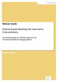 Emissionspreisfindung für innovative Unternehmen (eBook, PDF)