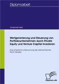 Wertgenerierung und Steuerung von Portfoliounternehmen durch Private Equity und Venture Capital Investoren (eBook, PDF)