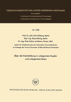 Cover Über die Keimbildung in unlegiertem Kupfer und unlegiertem Eisen