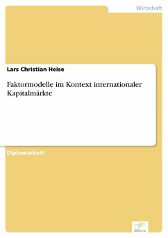 Faktormodelle im Kontext internationaler Kapitalmärkte (eBook, PDF) - Heise, Lars Christian
