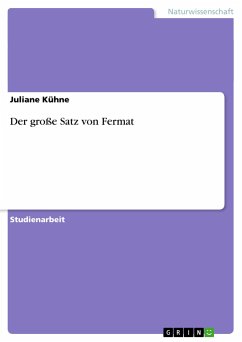 Der große Satz von Fermat - Kühne, Juliane