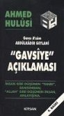 Gavsiye Aciklamasi