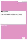 Untersuchungen zu Kalanchoe pinnata (eBook, PDF)
